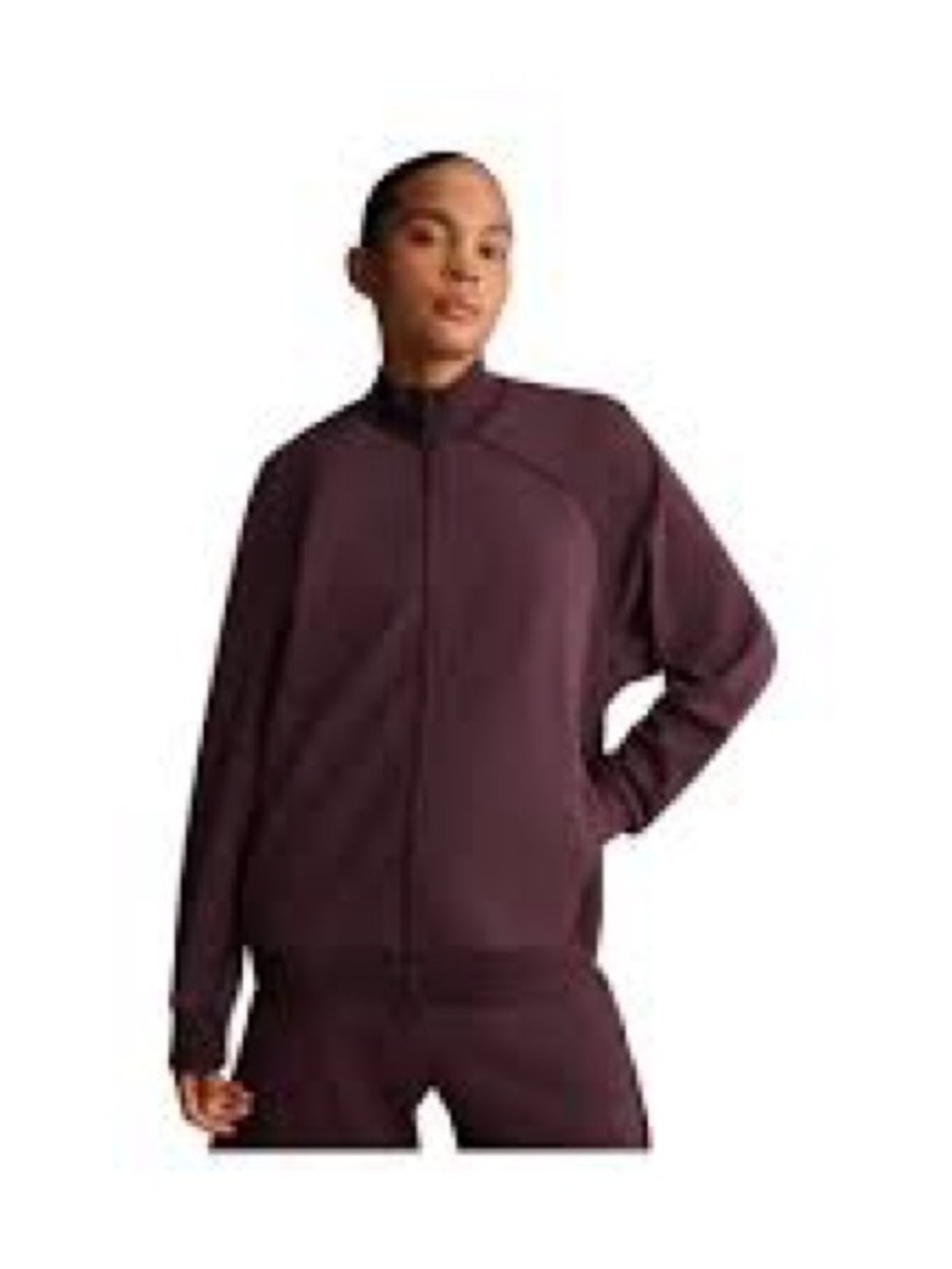 SKIMS Bomber Jacket in Plum